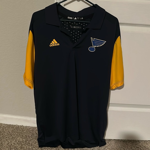 Men’s Adidas Climachill St. Louis Blues polo - Picture 1 of 2